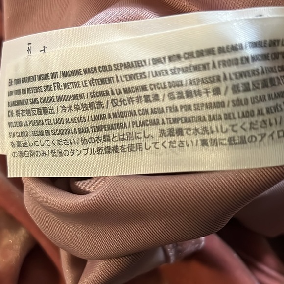 Abercrombie & Fitch, U-Neckline, Coral Pink, Cap Sleeves Top, Size XL - Picture 8 of 8